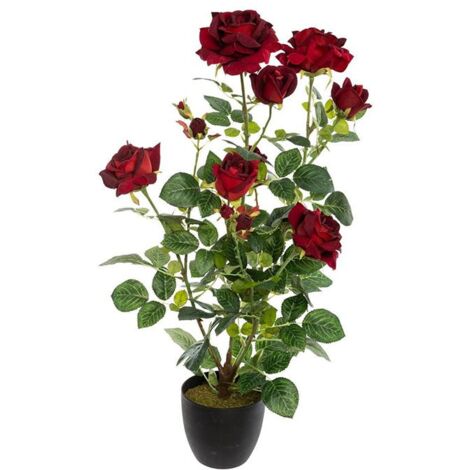 COSTWAY Plante Artificielle En Pot Remplies De Ciment 140CM Avec 252 Fleurs Fausse Bougainvillier Avec Tronc En Bois Veritable Decoration Moderne Pour Salon Balcon Porche Bureau 81029284