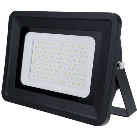 Projecteur LED 200W 100° IP65 NOIR - Blanc Neutre - SILUMEN (1/2)