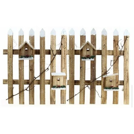 Clôture en bois LED - 40 LED - SILUMEN