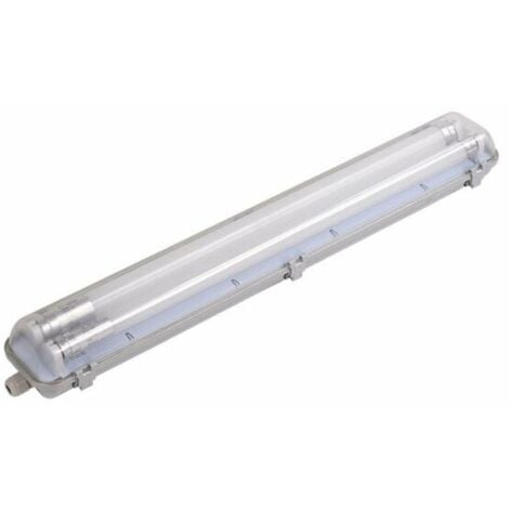 Kit De R Glette Led Tanche Double Ip Tubes T Cm W Unit Blanc Neutre Silumen