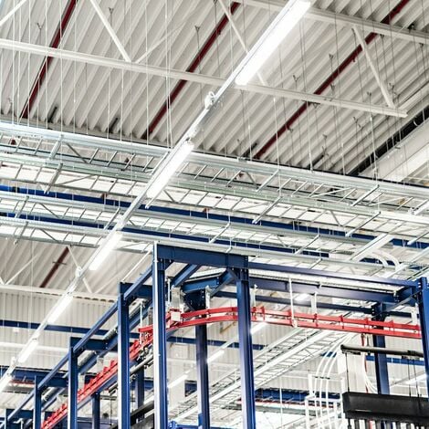 Kit de Réglette LED étanche Double IP65 + 2 Tubes T8 120cm 18W - Unité / Blanc Neutre  - SILUMEN