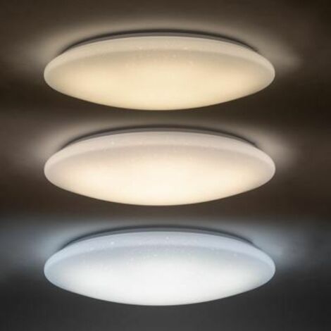 Plafonnier LED Rond 36W Ciel Etoilé - Blanc Froid - SILUMEN (1/5)