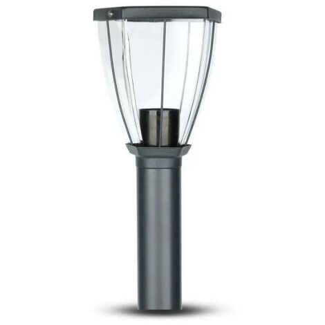 Borne de Jardin Lanterne Noire 80cm pour Ampoule E27 IP44 - SILUMEN (1/5)
