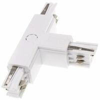 Connecteur T Rail Triphasé - Blanc - SILUMEN