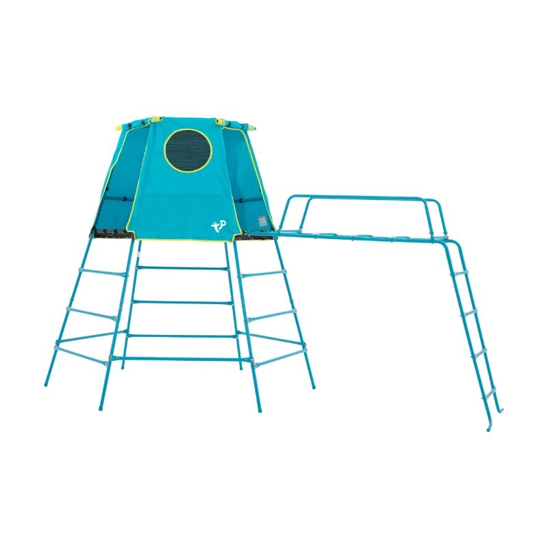 tp explorer metal climbing frame and monkey run