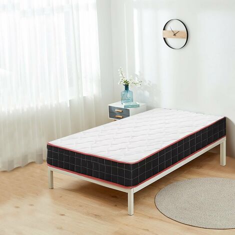 Matelas 90x190cm - Épaisseur 16 cm - Luxe Matelas Mémoire de Forme pour Adulte Enfant - 7 Zones de Confort Mousse Mémoire Adaptative (90x190x16cm)