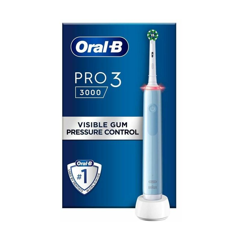 Braun Oral-B PRO 3 3000 Cross Action Spazzolino Elettrico Blue Edition JAS  22