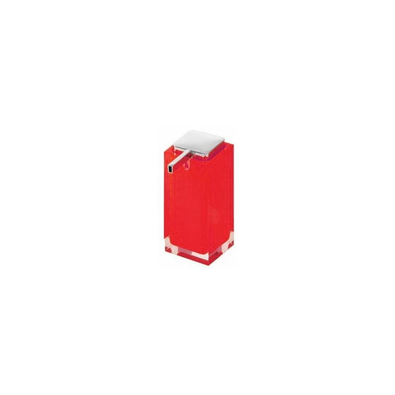 Gedy Dosatore Rainbow Rosso Resina 16,2x7x11,3 Cm