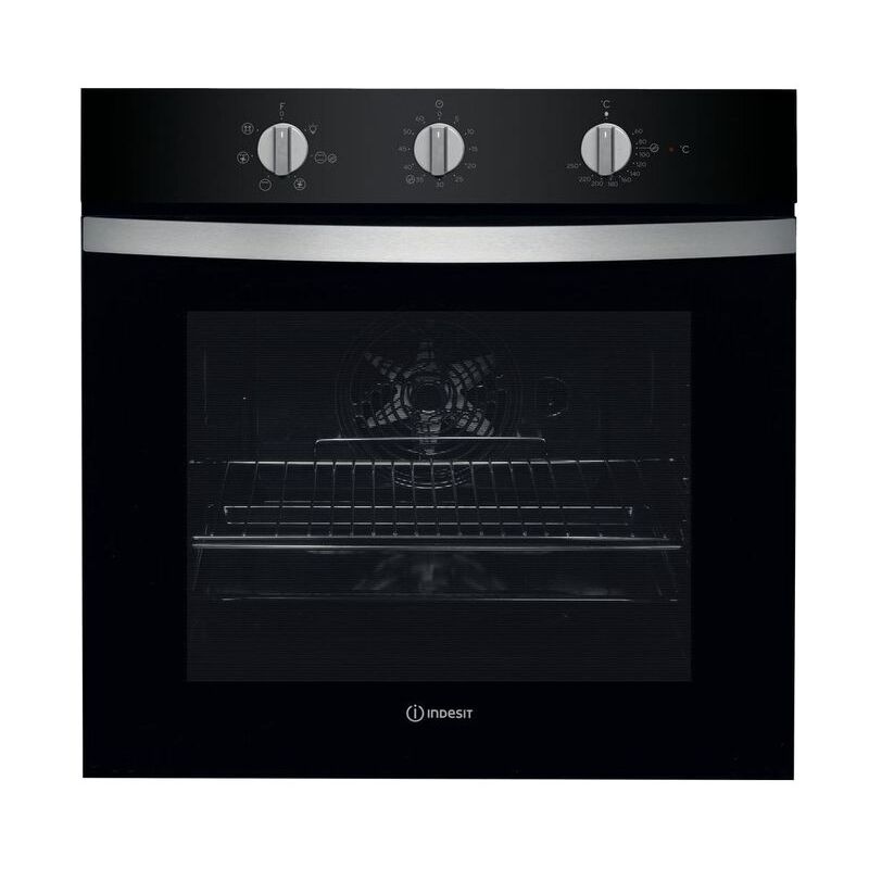 Indesit IFW 4534 H BL Forno elettrico Multifunzione da Incasso Ventilato  Capacita' 71 Litri Classe energetica A 6 programmi Autopulente Nero