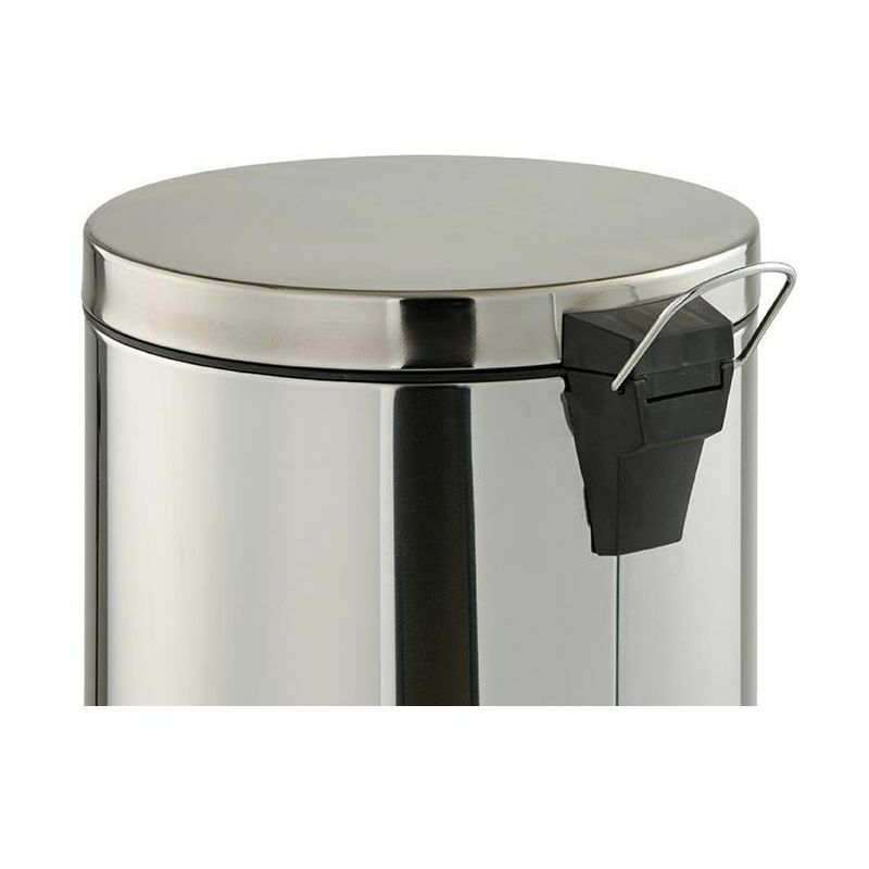 Perfetto Bidone Pedale con Vaschetta 3 Litri Inox