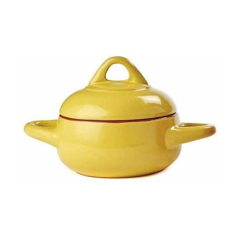 Casseruola K-Line Terracotta Cm 15X8 Giallo - solo casseruola (senza  coperchio)