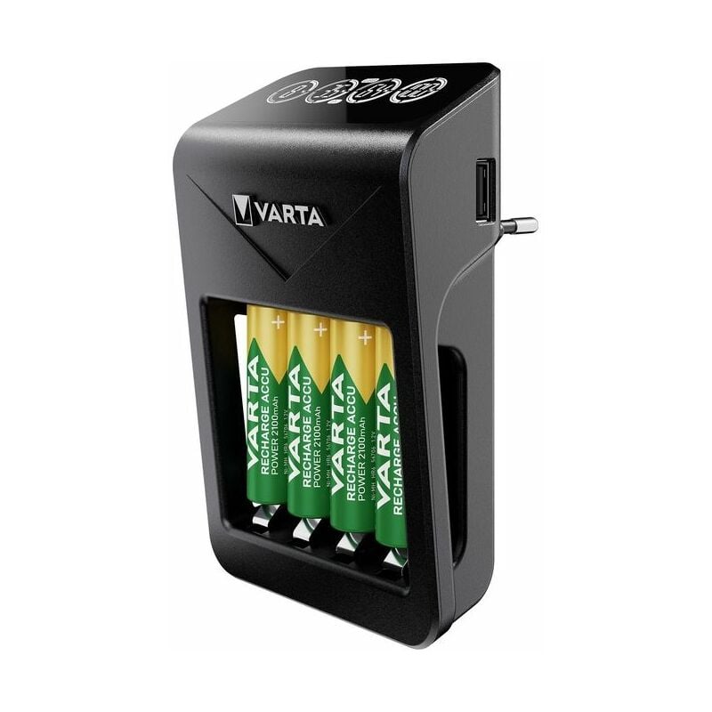 Varta Lcd Plug Charger+ Batteria per Uso Domestico AC