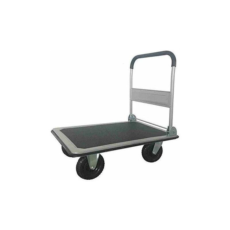 Carrello Piattaforma Con Grandi Ruote Carico Massimo 350 Kg