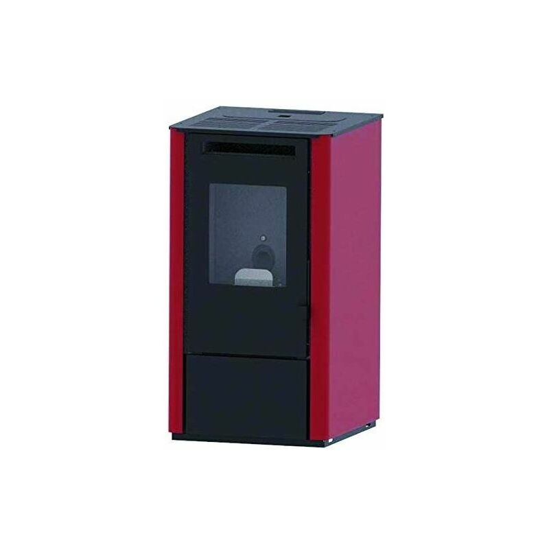 Punto Fuoco Stufa a Pellet Vania 9.5Kw Rosso
