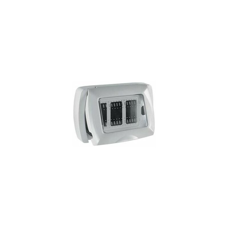 Vigor-Blinky Placca Pvc Autoportante per Frutti Magic IP55 3 Posti