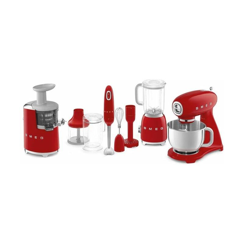 Smeg impastatrice planetaria full 50's style, rosso