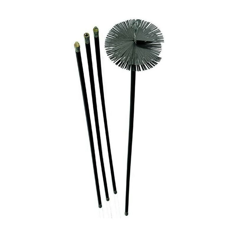 Kit Spazzacamino Pulizia Canne Fumarie estensibile e modulabile in diverse Altezze 6-8-10-12 mt e diversi Scovoli Tondi in acciaio Ø15,20,25 e 30 cm con Guanti da Lavoro in OMAGGIO Kit Spazzacamino Pulizia Canne Fumarie estensibile e modulabile in diverse Altezze 6-8-10-12 mt e diversi Scovoli Tondi in acciaio Ø15,20,25 e 30 cm con Guanti da Lavoro in OMAGGIO