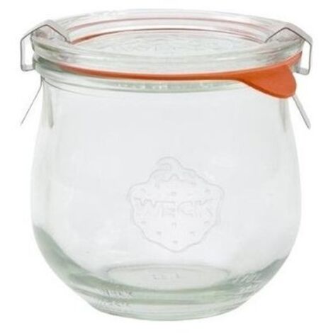 Vasetti Weck A Forma Di Tulipano - 6 Pezzi Da 370ml Con Clip E Guarnizioni - Foto 8