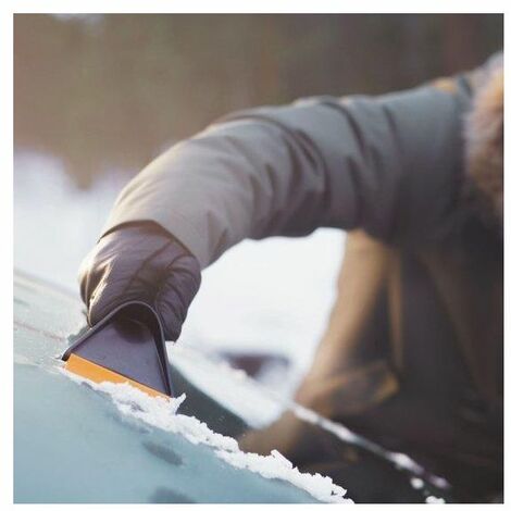 Fiskars Raschietto SOLID raschietto per neve ghiaccio vetri auto