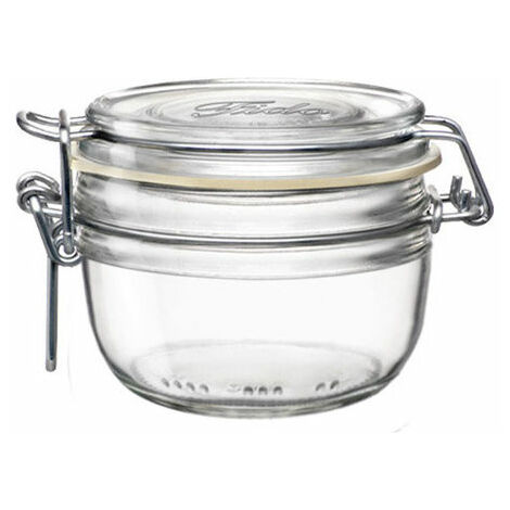 Vaso Fido Ermetico Bormioli 500 Ml - Terrina In Vetro, Trasparente, Per Conservazione Alimenti - Foto 4