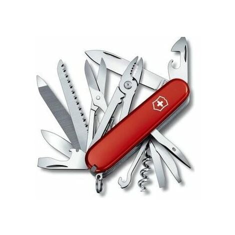 Victorinox Piccolo utensile tascabile Signature, 8 funzioni (stuzzicadenti,  forbici), rosso