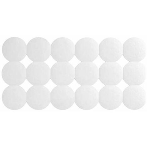 Tappeto antiscivolo Diamanti in gomma bianco 54x54