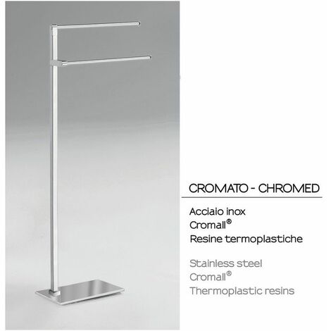 Portasalviette GEDY linea Maine da 35cm Cromato