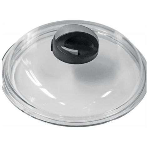 Coperchio in vetro filo inox 26 cm