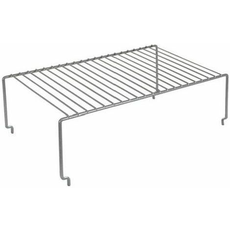 Sottopentola Ovale In Filo Cromato Artex - Acciaio Inox, Bianco, Dimensioni 34x20x5 Cm, Made In Italy