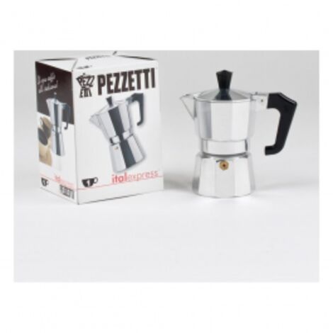 Bialetti 6006 Macchina Espresso per Tazza, Alluminio, Nero, 30 x 20 x