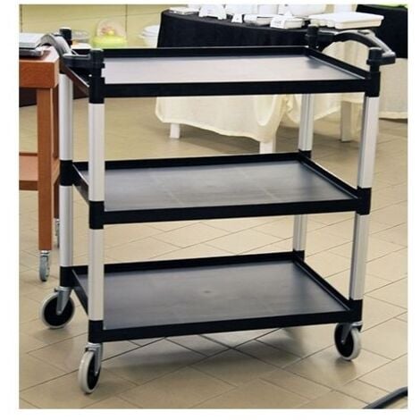 Carrello da cucina con 3 ripiani 102x54x95