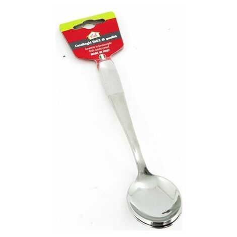 Set 12 Cucchiai Da Minestra In Acciaio Inox – Posate Moderne 18x5 Cm