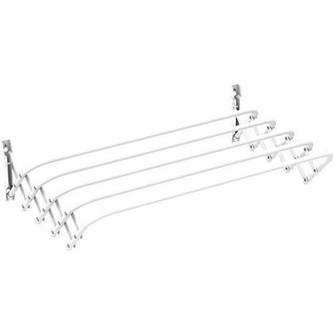 Stendibiancheria a Parete Acciaio da 5mt Stendino Stendipanni Gimi Brio  Super 100