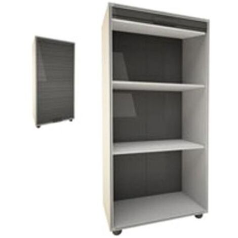 GAROFALO Mobiletto A Serrandina 62x35x120H per Giardino Armadi e Scaffali da Esterno