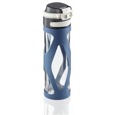 Borraccia in vetro Flip 600 ml light blue