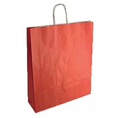 Florio Confezione 25 Shopper 23x10x32cm Sealing Rosso