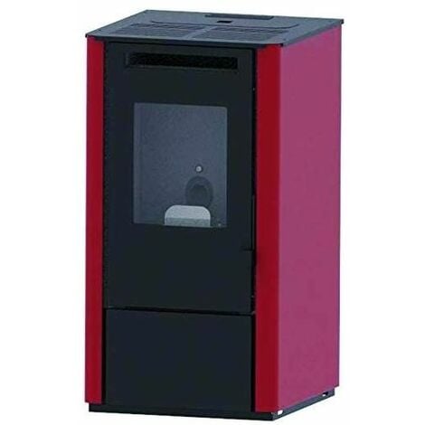 Punto Fuoco Stufa a Pellet Vania 9.5Kw Rosso