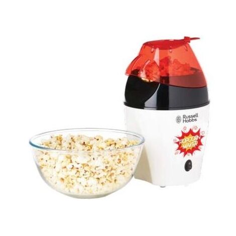 Russell Hobbs Fiesta Macchina per Popcorn 1200W Nero/Bianco