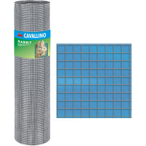 Rete Rabbit Zincata - 5m X 1m, Maglia 12.7x12.7cm, Filo 0.9mm, Per Recinzioni - Foto 8