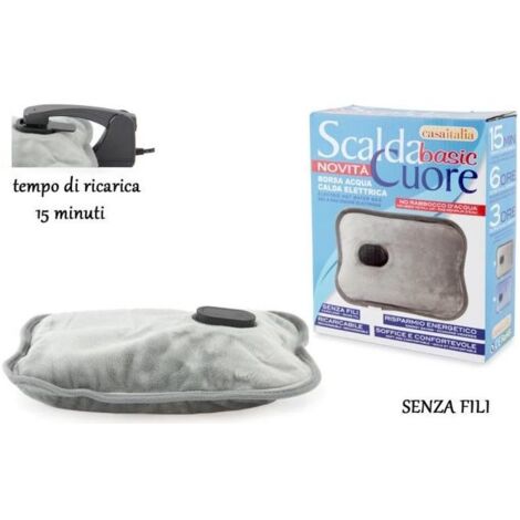 Borsa Acqua Calda Grande 2L, Boule Acqua Calda con Copertura Morbida in