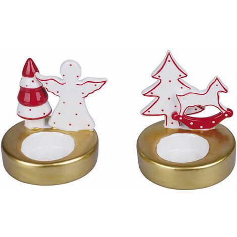 Piatto decoro natalizio Stelle di Natale bordo rosso. Ceramica di