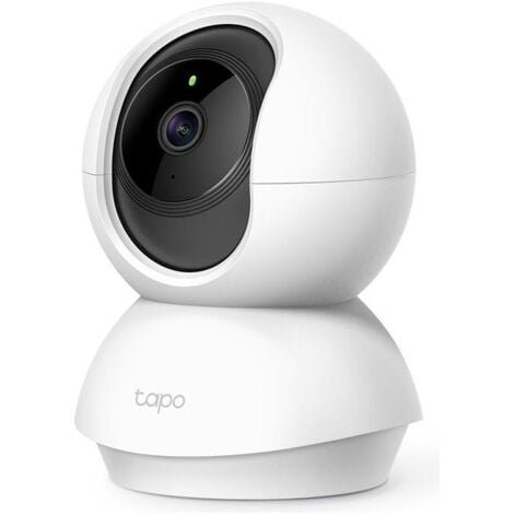 TP-Link Telecamera Wi-Fi Interno 3MP Videocamera sorveglianza Visione  Notturna Notifiche in Tempo Reale Storage su Cloud e MicroSD fino a 256GB Funziona  con Alexa e Google Assistant(Tapo C210)