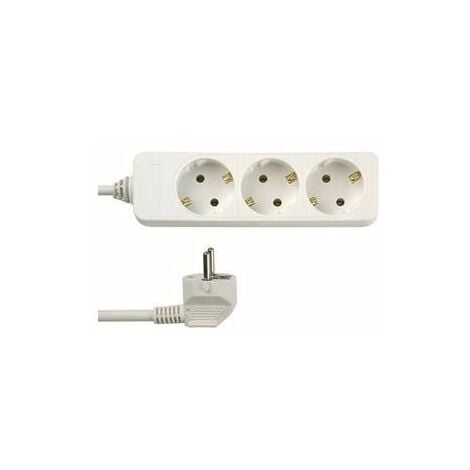 Placca elettrica con doppia presa bianco PP6094X