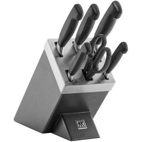 Zwilling Vier Sterne ceppo portacoltelli 7 pz. grigio