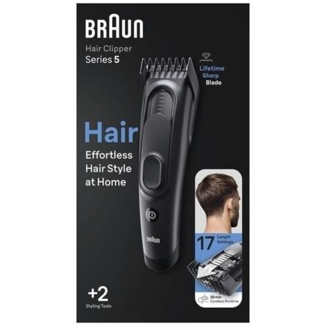 Braun Series 7 HC7390 tagliacapelli 17 opzioni di impostazione della  lunghezza