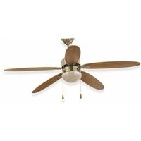 Ventilatore Da Soffitto 4 Pale E Lampada Ø105 Cm 3 Velocità Ventilatore Da Soffitto 4 Pale E Lampada Ø105 Cm 3 VelocitÃ