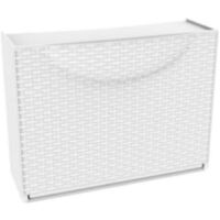 Terry Harmony Box Scarpiera Rattan Bianca 51x19x39 cm