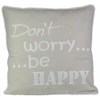 Decorazione da parete con scritta - Beige/Happy Place - HOME