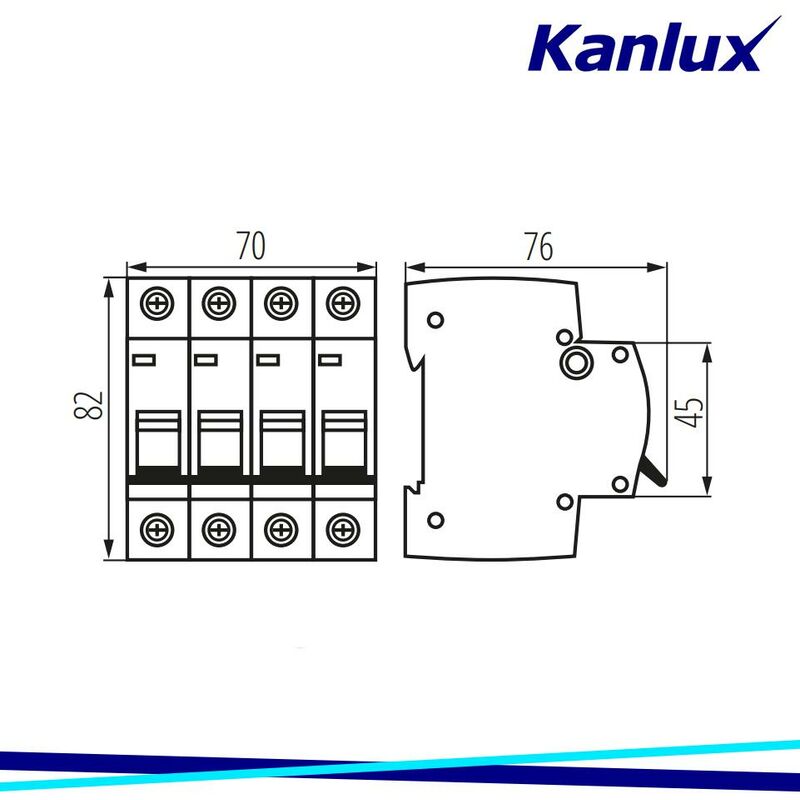 Interruttore magnetotermico differenziale BTDIN60 4P tipo AC - In= 25A -  Idn= 0.03A, GN8843AC25