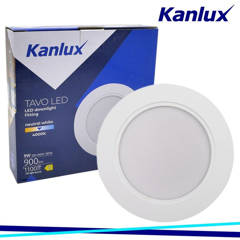 B.K.Licht Faretti LED da incasso ultrapiatti orientabili, LED integrati  4,9W, foro Ø68mm, luce calda